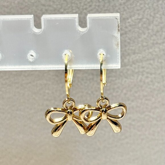 Small Bow Earrings - Picture 1 of 1